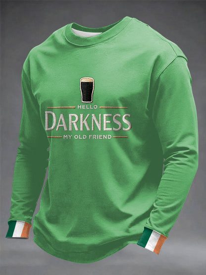 Męska bluza Hello Darkness My Old Friend Crew Neck