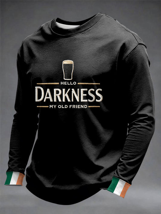 Męska bluza Hello Darkness My Old Friend Crew Neck