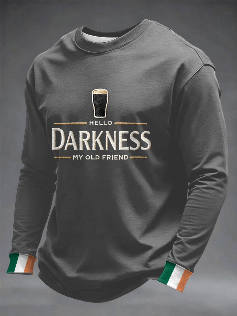Męska bluza Hello Darkness My Old Friend Crew Neck