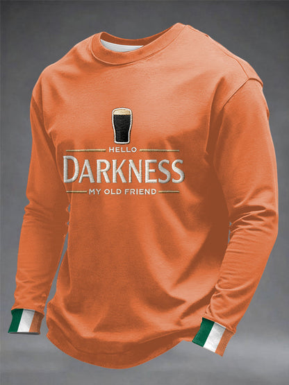 Męska bluza Hello Darkness My Old Friend Crew Neck