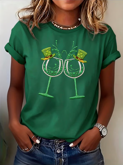 Damska koszulka z krótkim rękawem St. Patrick's Day