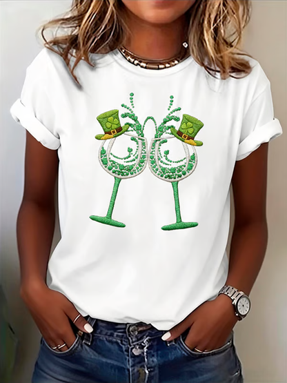 Damska koszulka z krótkim rękawem St. Patrick's Day