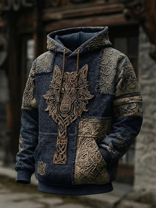 Męska bluza z kapturem Viking