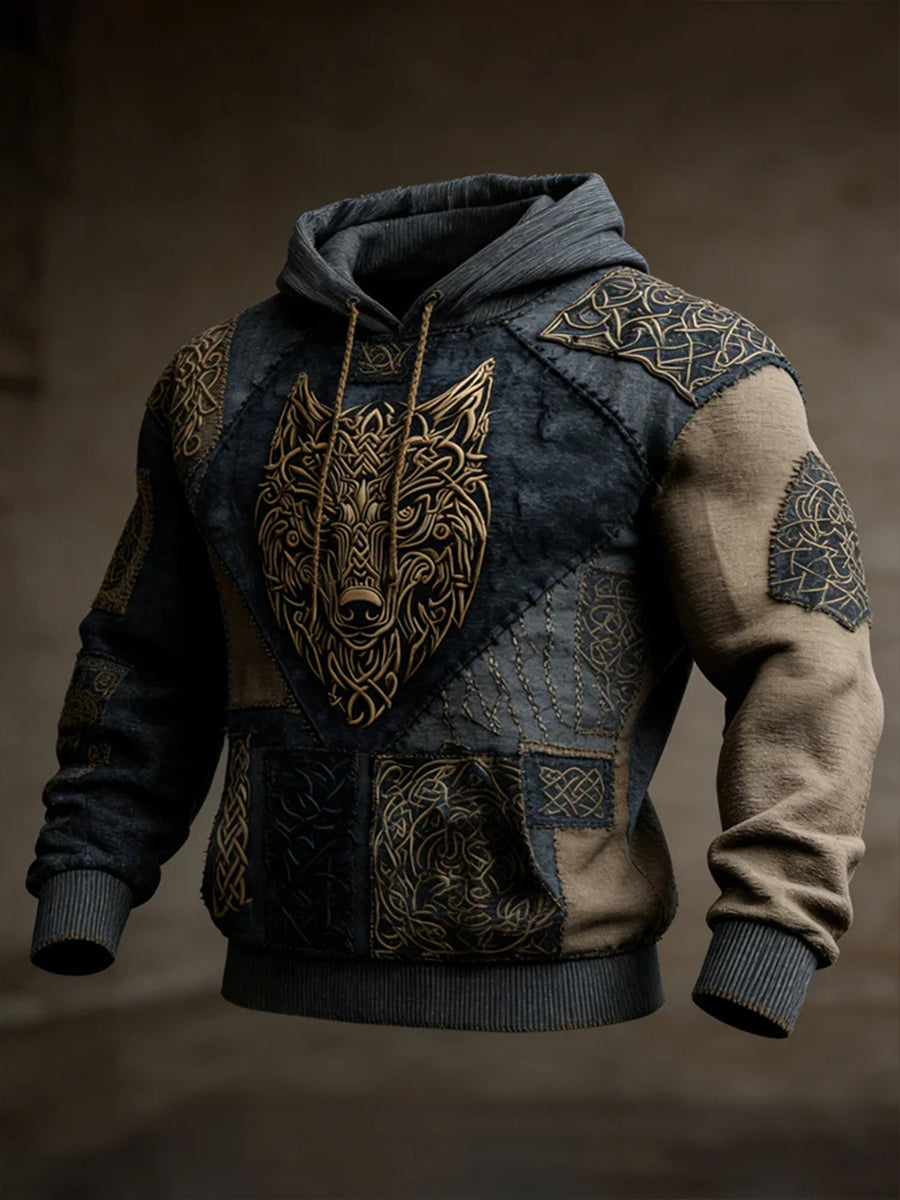 Męska bluza z kapturem Viking