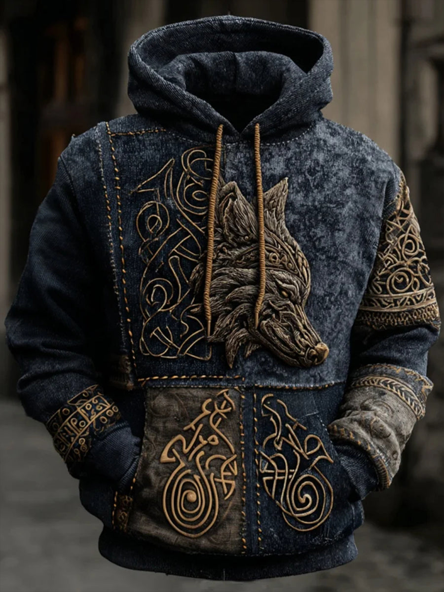Męska bluza z kapturem Viking