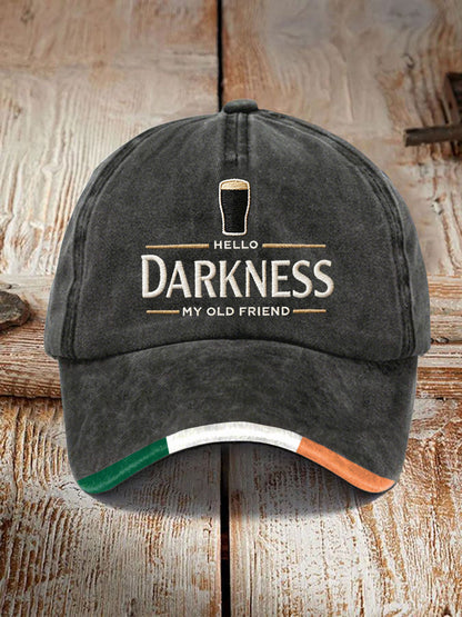 Czapka z nadrukiem Unisex Hello Darkness My Old Friend