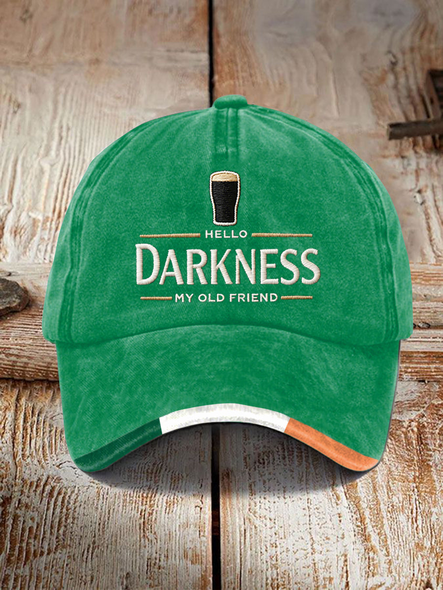 Czapka z nadrukiem Unisex Hello Darkness My Old Friend