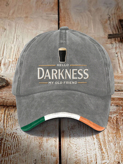 Czapka z nadrukiem Unisex Hello Darkness My Old Friend