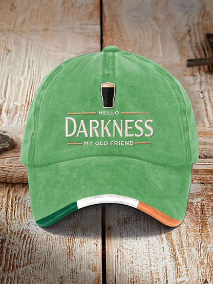 Czapka z nadrukiem Unisex Hello Darkness My Old Friend