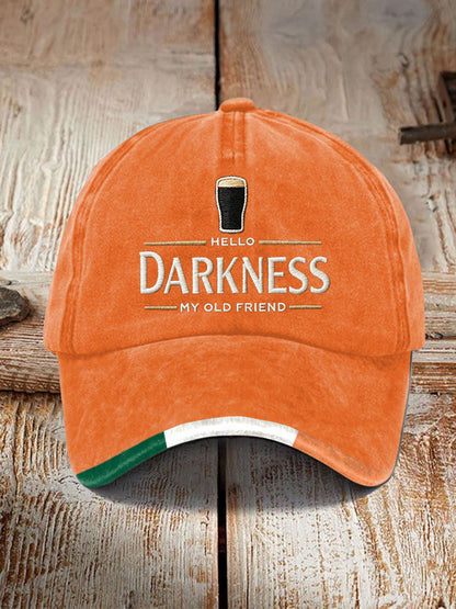 Czapka z nadrukiem Unisex Hello Darkness My Old Friend