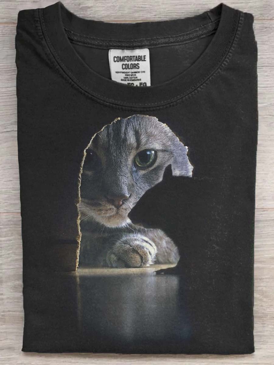 Koszulka z krótkim rękawem Fun Cat Vision