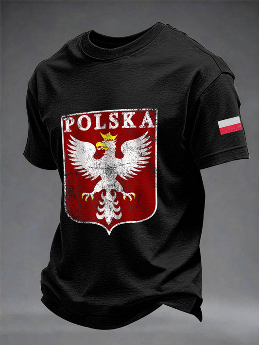 Patriotyczne koszulki męskie Polska