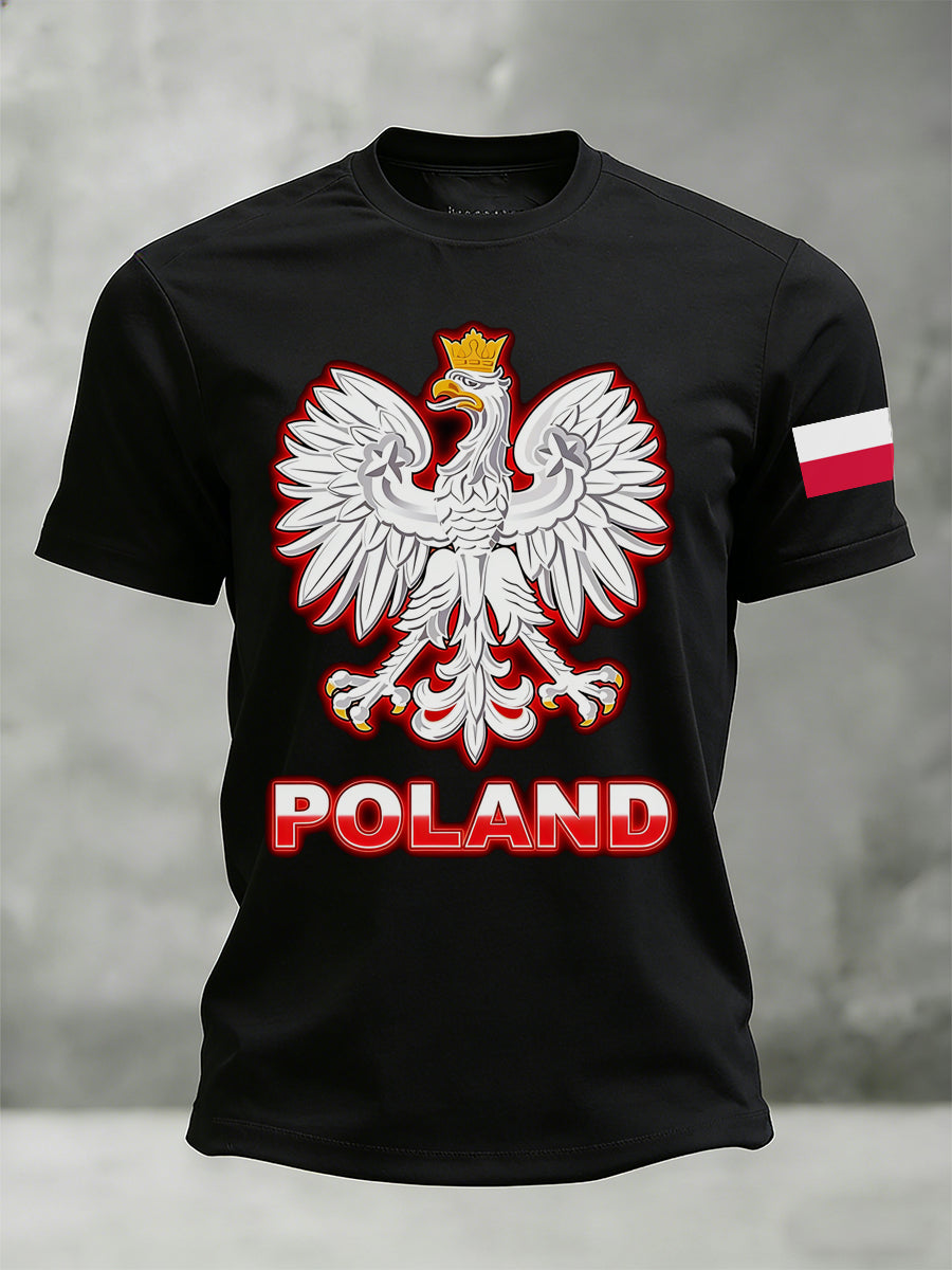 Męska koszulka z nadrukiem inspirowana polami