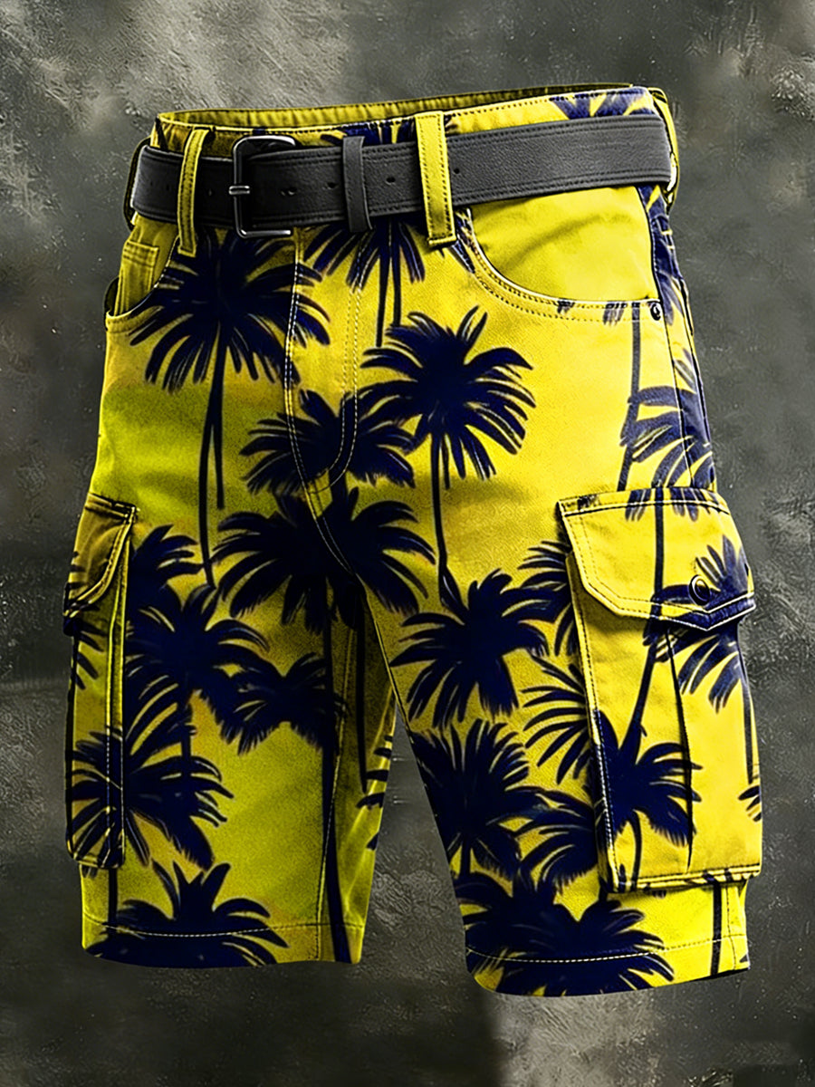 Męskie Retro Wakacje Biznesowe Art Druk Casual Spodenki