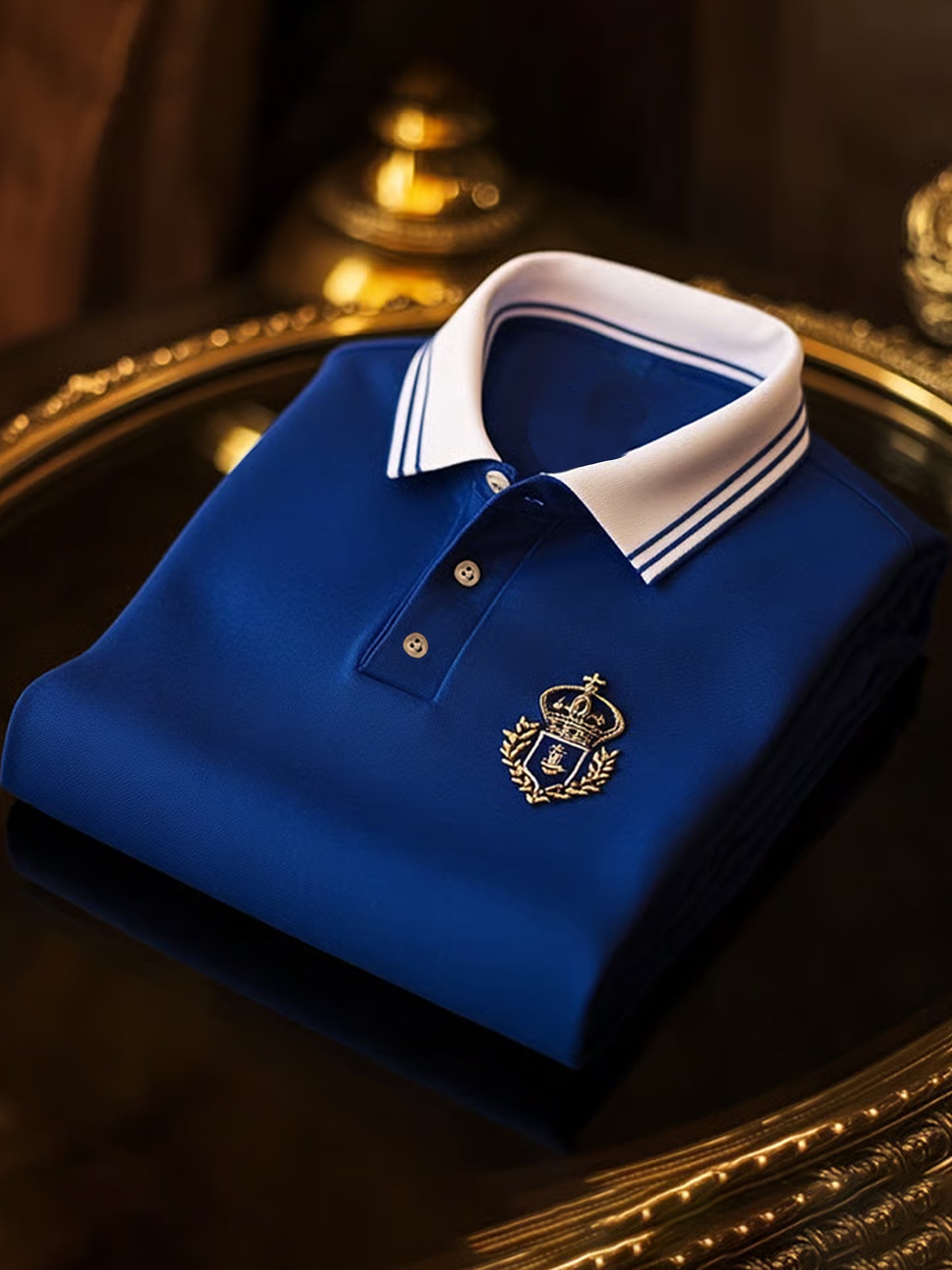 Męska koszulka polo w stylu retro na co dzień