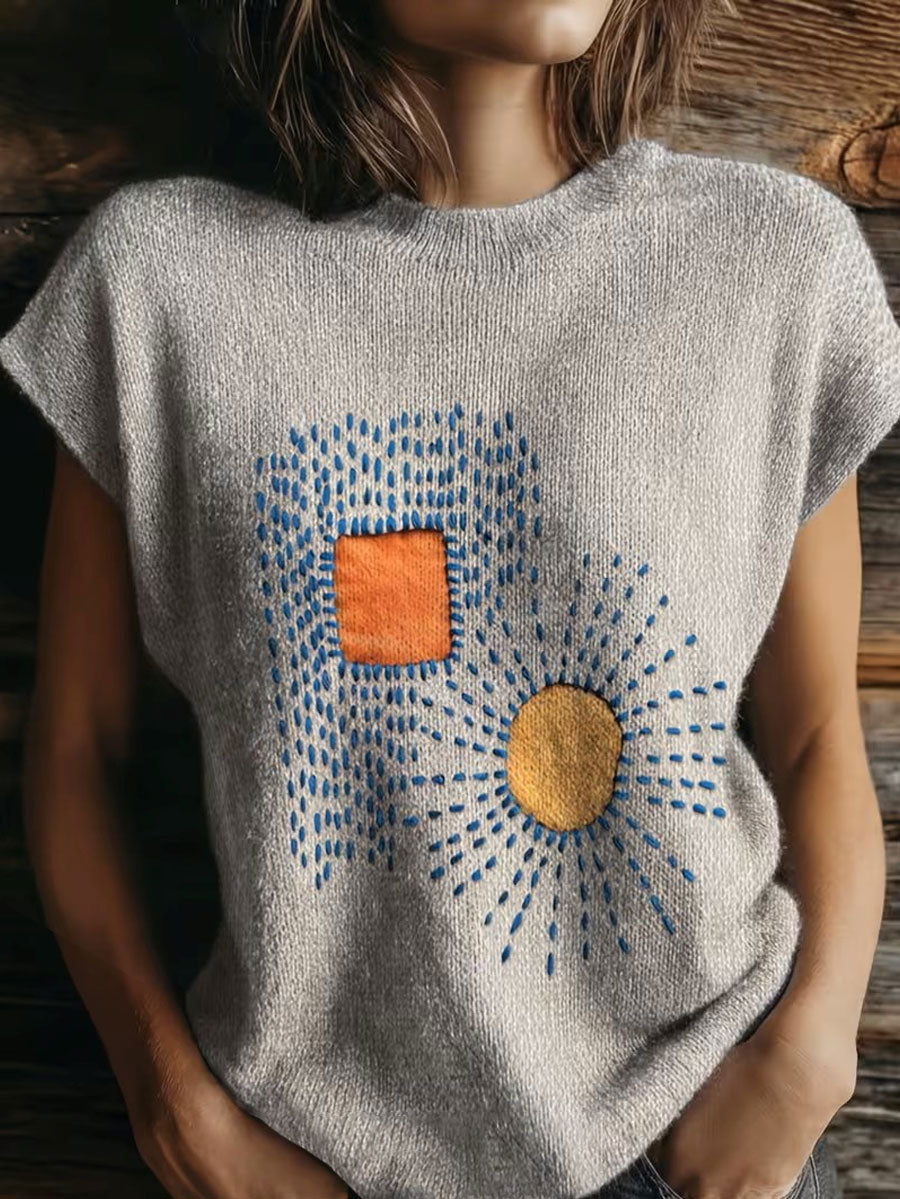 Damskie topy z kwiatowym nadrukiem w stylu retro