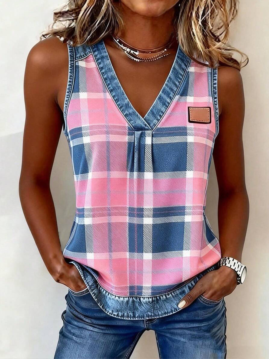 Damski wzór w stylu "Jenim Patchwork Top"