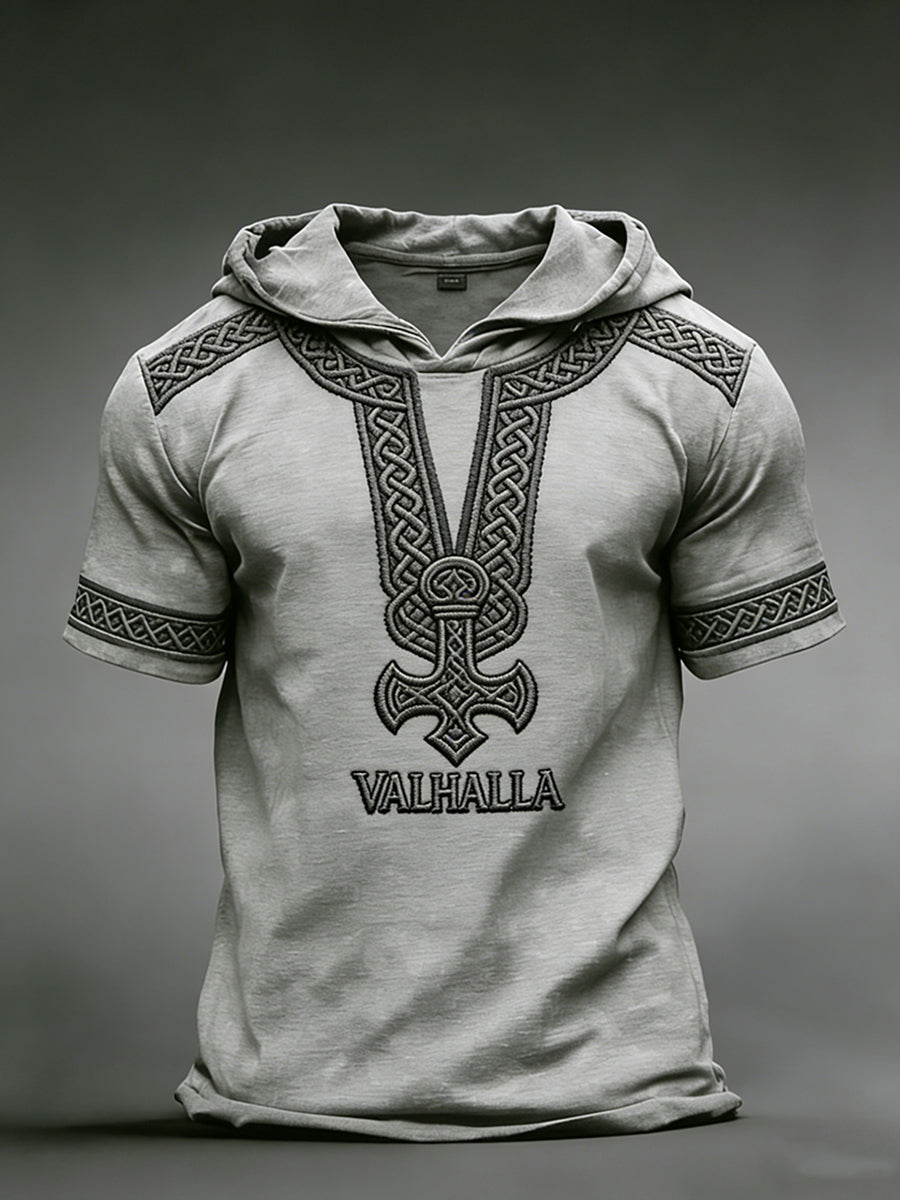 Męska koszulka z kapturem Viking