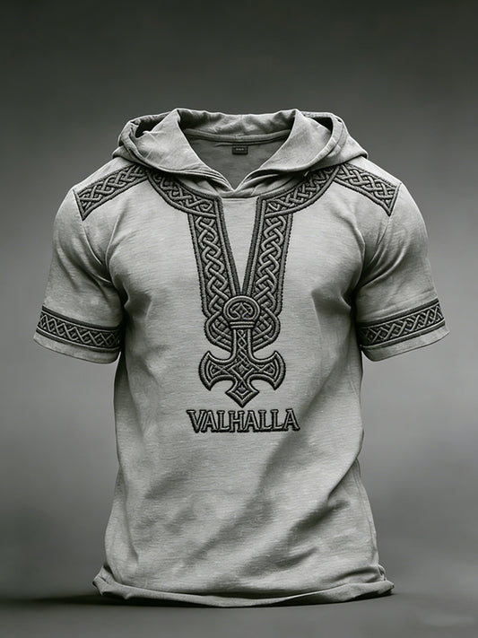 Męska koszulka z kapturem Viking