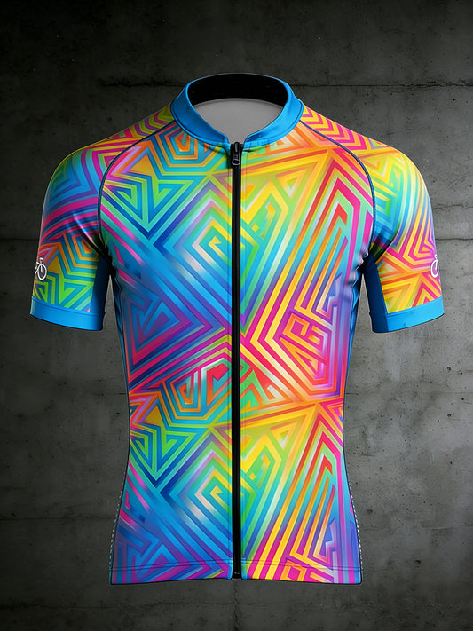 Męska klasyczna kurtka rowerowa w stylu casual z nadrukiem graffiti