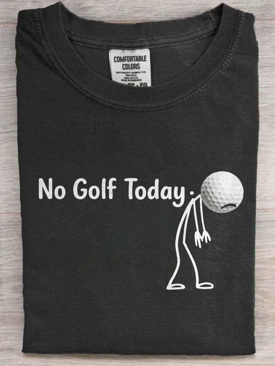 Koszulka z krótkim rękawem z nadrukiem w stylu golfowym