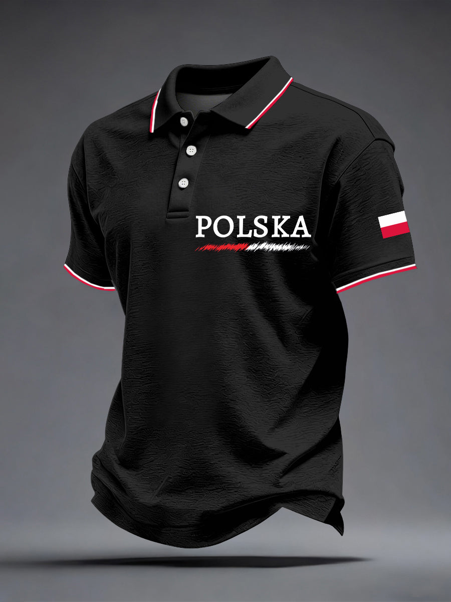 Męska koszulka polo z Polską