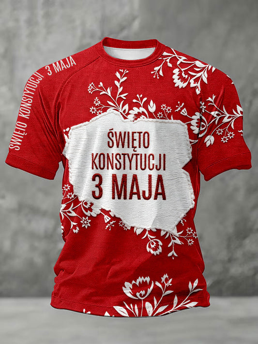 Męskie koszulki z okazji Święta Konstytucji 3 Maja