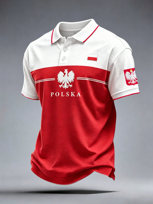 Męska koszulka polo z Polską