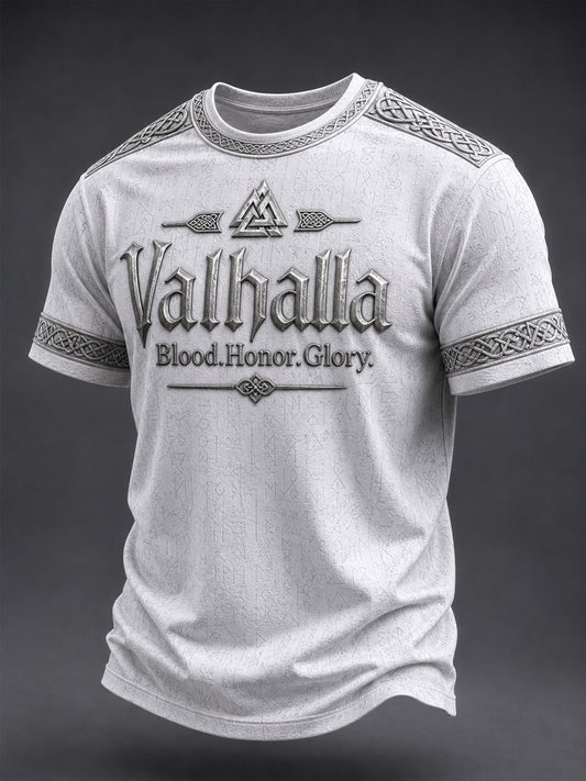 Męski T-shirt z nadrukiem Valhalla
