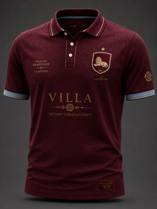 Męski koszulowy polo Villa Till I Die