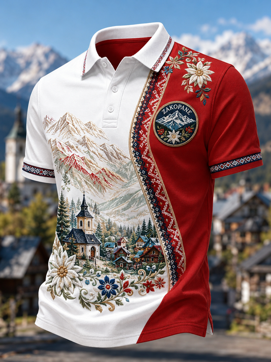 Męski koszulka z krótkim rękawem na Zakopane Górale Festiwal