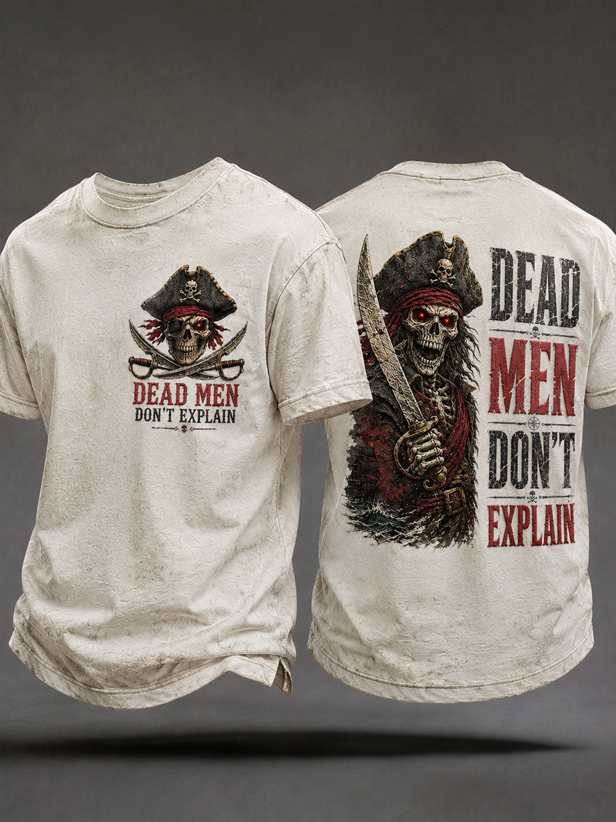 Męskie koszulki „ Dead Men Don't Explain”