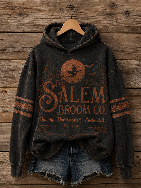 Bluza z kapturem z nadrukiem od Women's Salem Broom Company