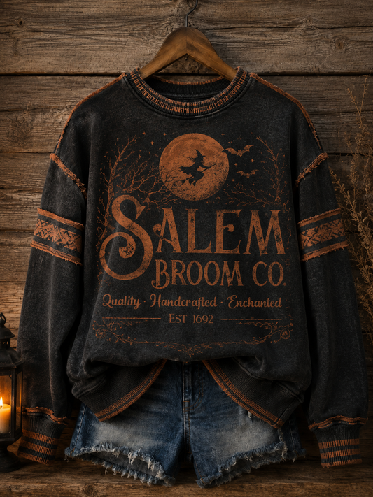 Damska bluza z nadrukiem Salem Broom Company