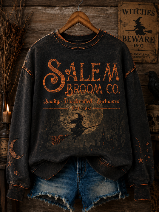 Damski bluzy z nadrukiem od Salem Broom Company