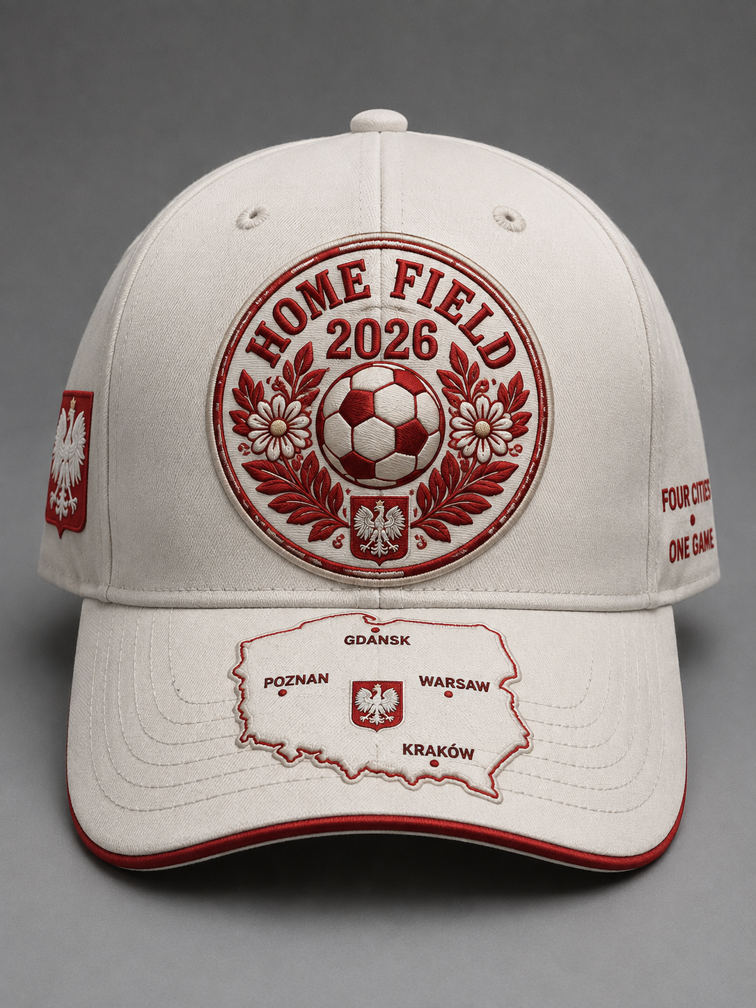 Polska piłkarska czapka unisex