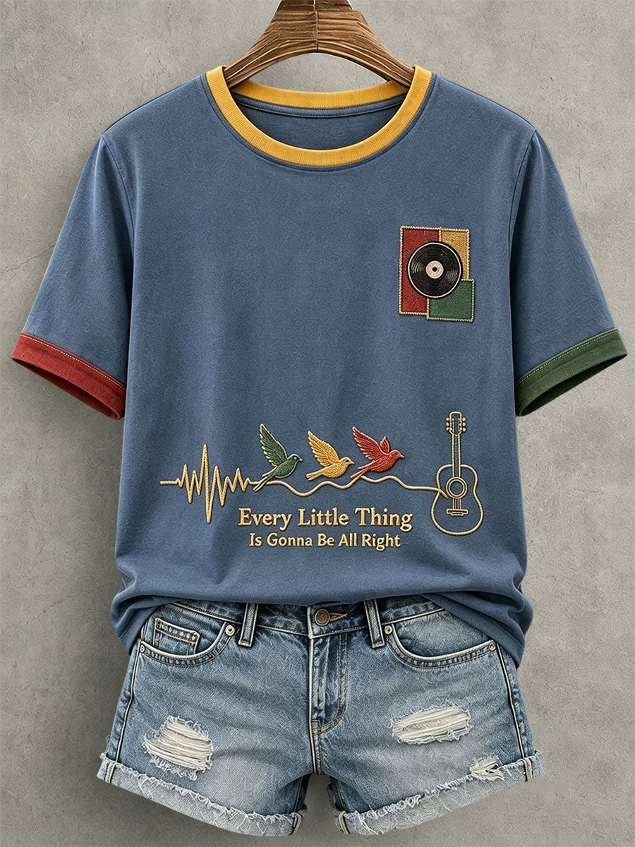 Koszulka damska z napisem „Every Little Thing Is Gonna Be All Right”