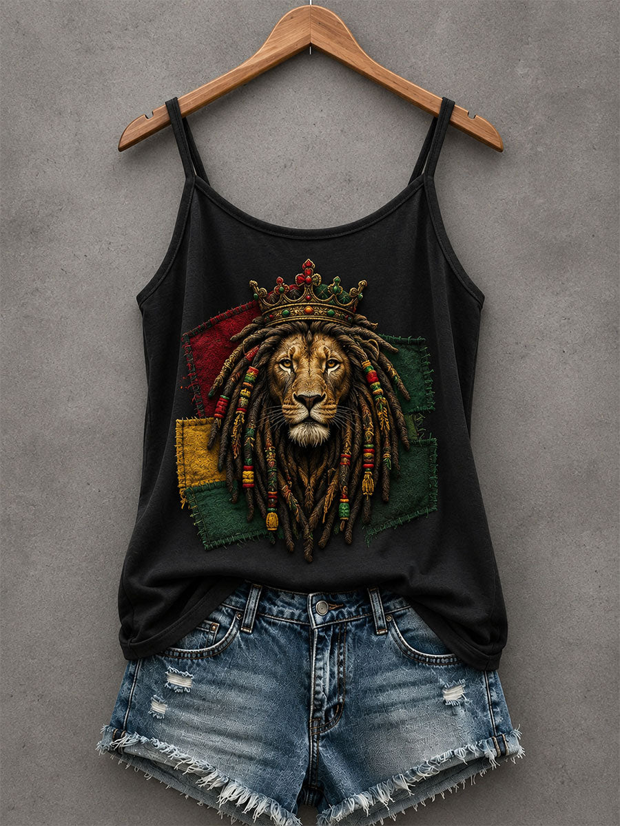 Tank top dla kobiet inspirowany reggae
