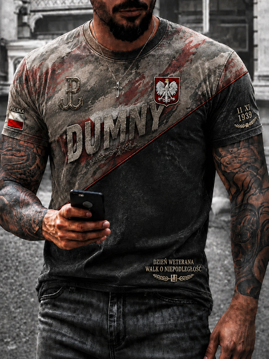 Pamiątkowa koszulka Retro Polish Veteran Pride
