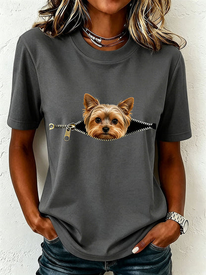 Koszulka damska Lovely Yorkshire Terrier