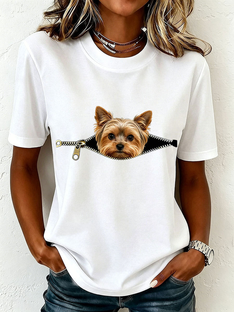 Koszulka damska Lovely Yorkshire Terrier