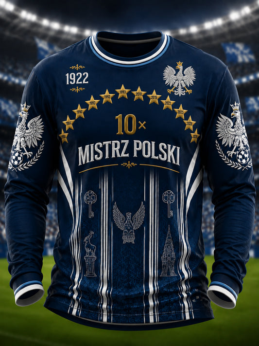 Klasyczna koszulka graficzna Poznań Soccer