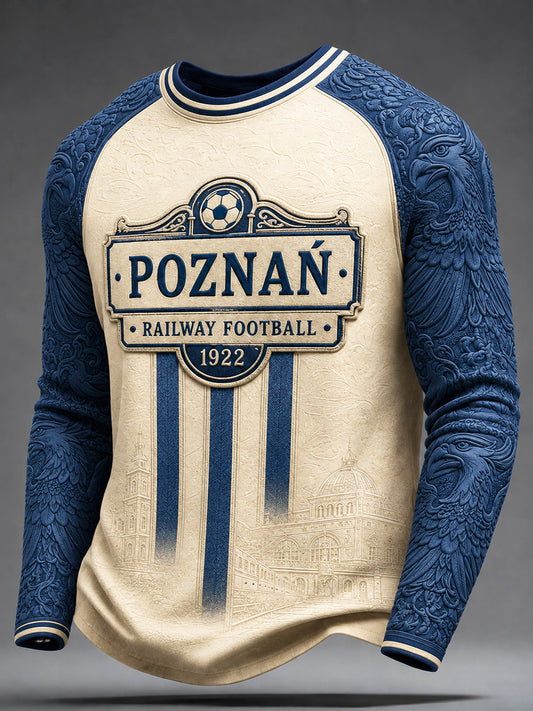 Wieczny Lech Piłka nożna Klasyczna Patchwork T-Shirt