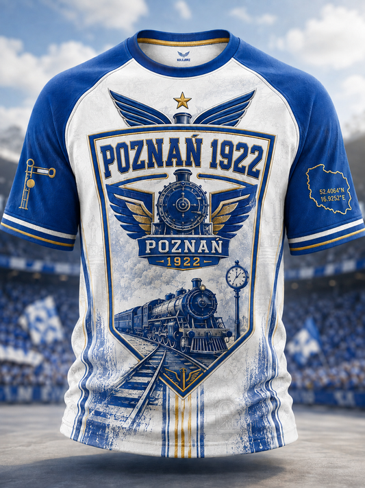 Męski polski koszulka piłkarska z krótkim rękawem