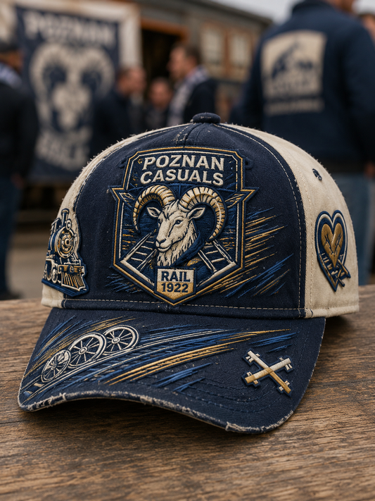 Polska Kolejorz kultura piłkarska czapka unisex