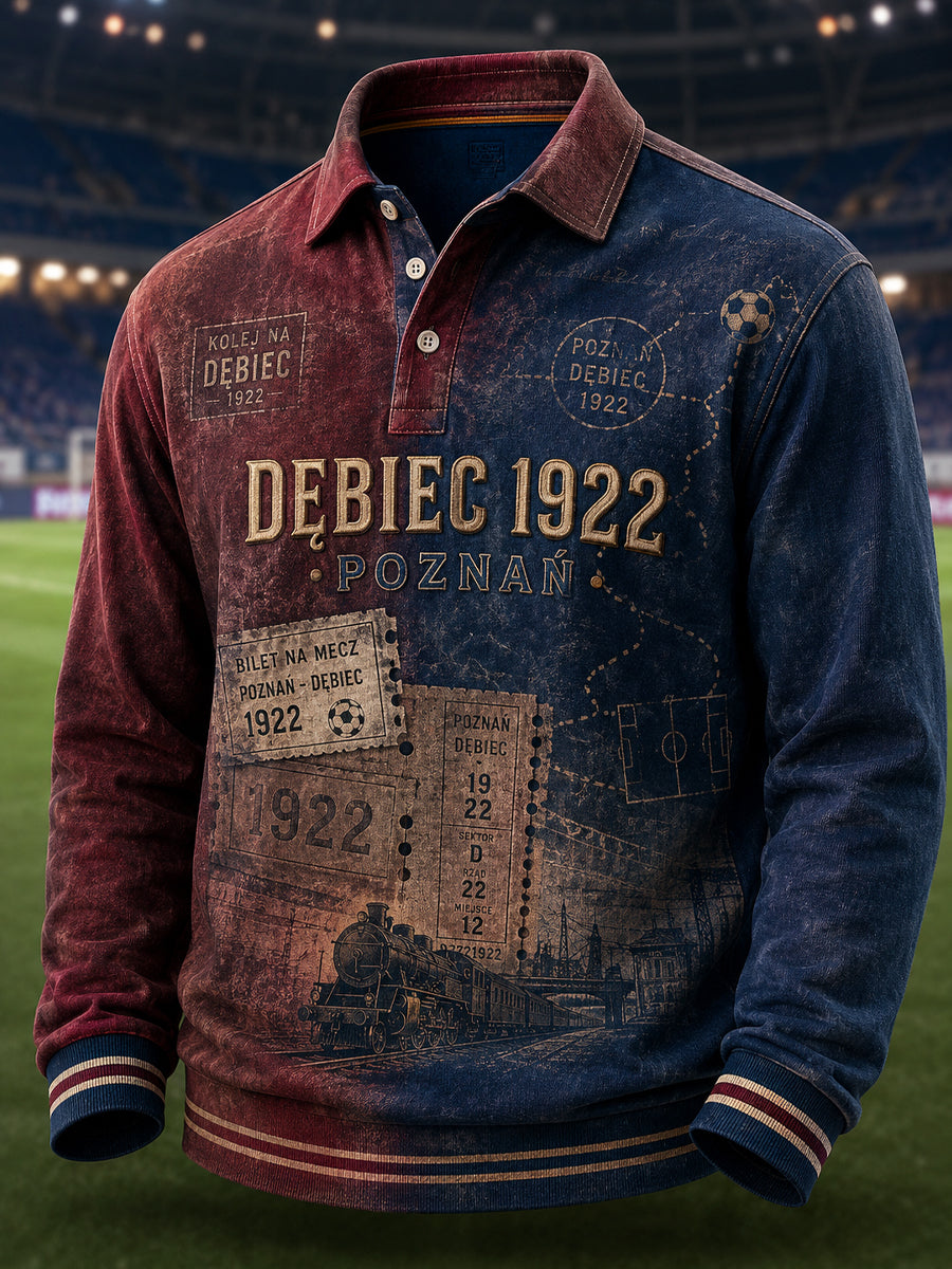 Klasyczna koszulka polo Retro Poznań Soccer Glory