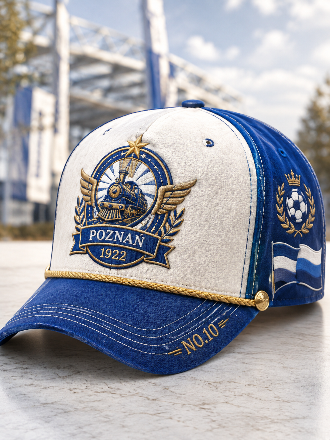 Polska czapka unisex z motywem Kolejorza