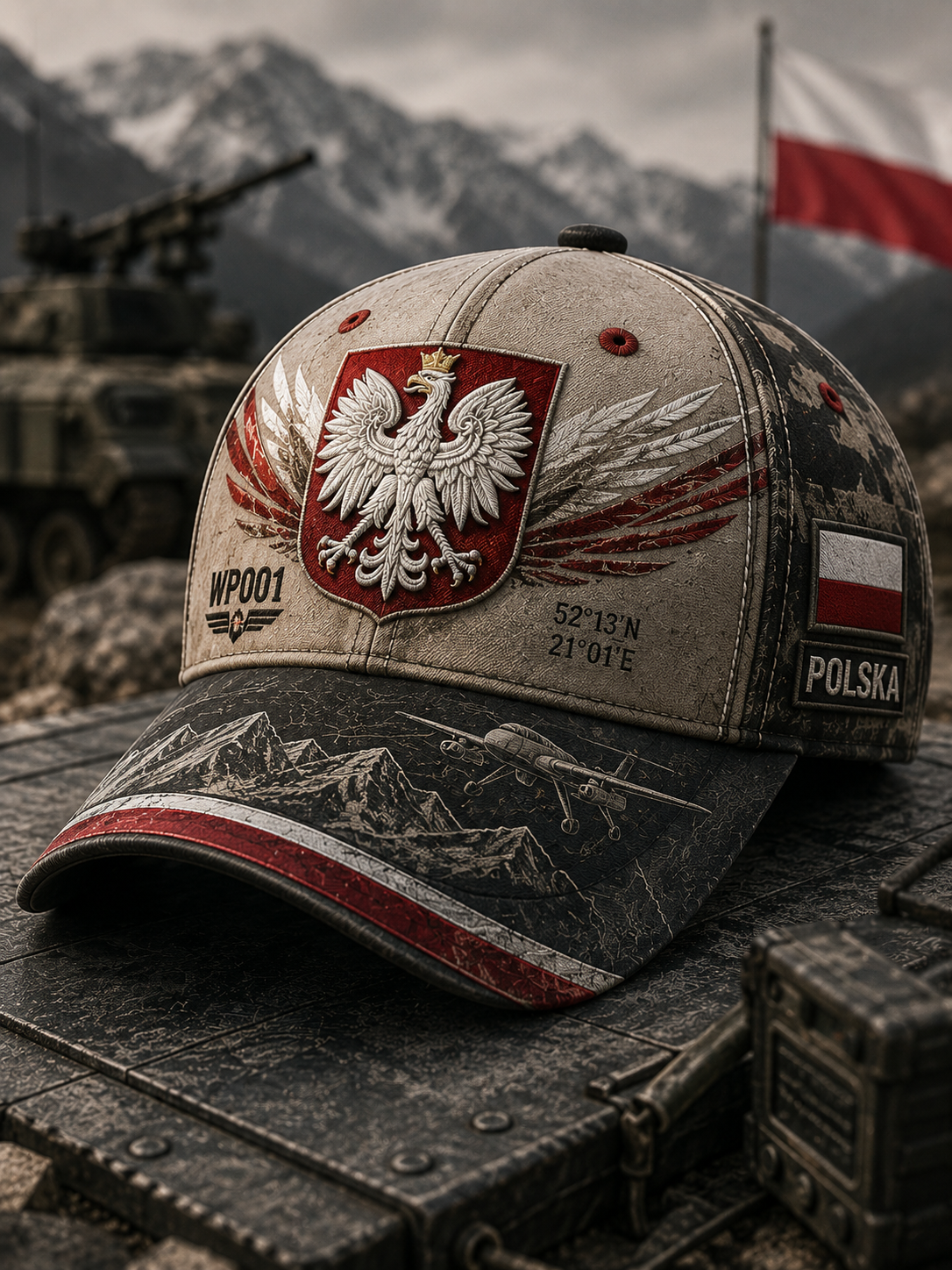 Polska kultura wojskowa czapka uniseks