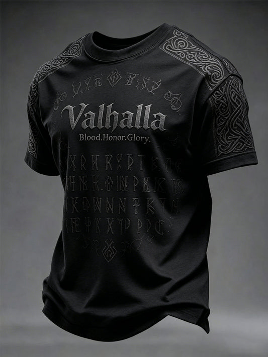 Męski T-shirt z nadrukiem Valhalla