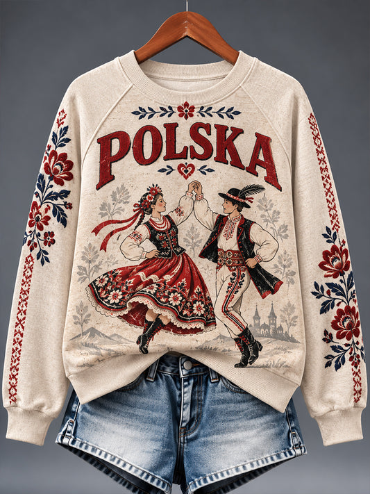 Damska bluza z raglanowym rękawem Polska